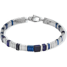 Beaded bracelet for men with lapis lazuli MLJ577