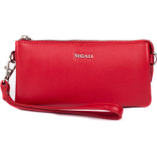 Women´s leather crossbody handbag 8003 Red