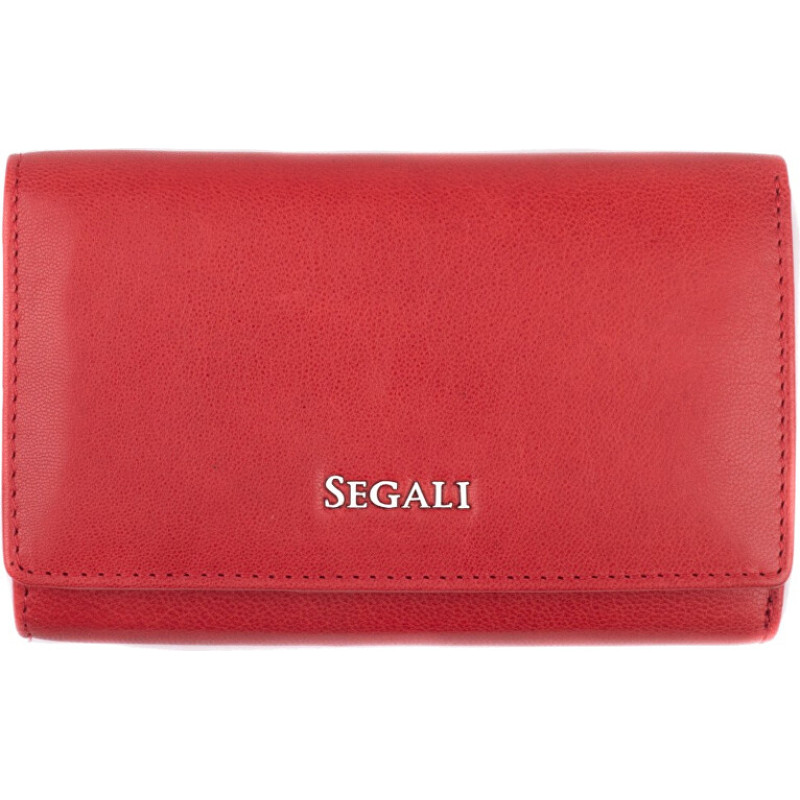 Women´s leather wallet 7074 S red