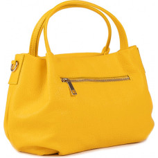 Women´s leather handbag Federica Yellow