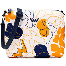 Dámská crossbody kabelka Nuria Flowers Line Apricot