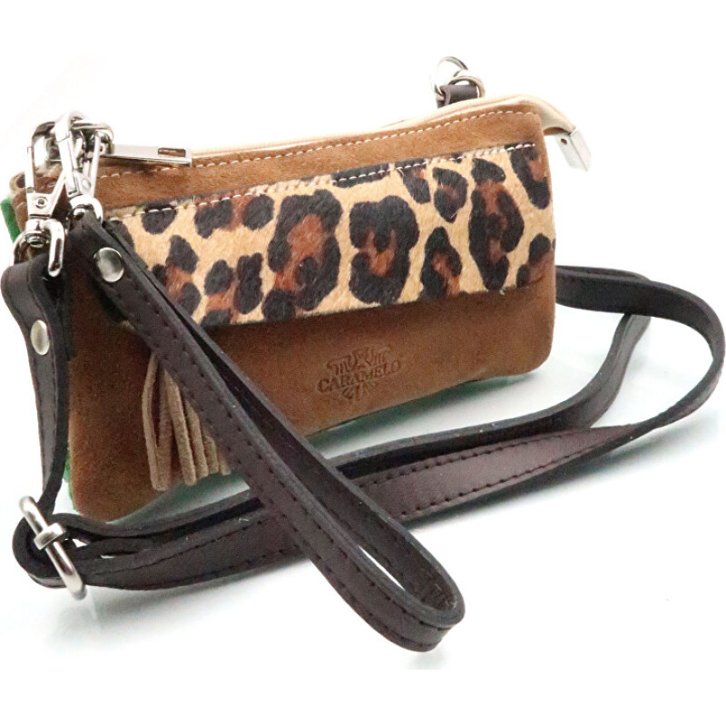 Women's leather crossbody bag 51199 Cuero