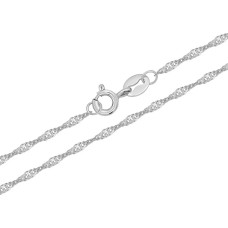 Silver chain Lambada CN009W - Length: 42 cm