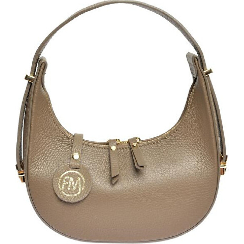 Dámská kožená kabelka Banana Bag RM1918 Fango