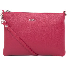 Dámská kožená crossbody kabelka A6C viva magenta