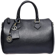 Women's leather handbag RM1897 Nero