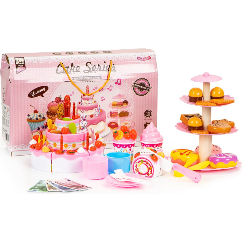 Multistore Cutting cake set, birthday party, 125 pieces