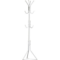 Modernhome Floor Standing coat rack with 11 hooks for clothes, metal, white &ndash; ModernHome
