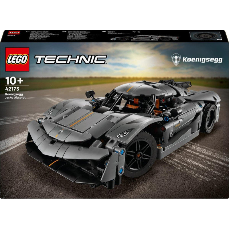 42173 LEGO® Technic Koenigsegg Jesko Absolut pelēks hiperautomobilis, 801 d.