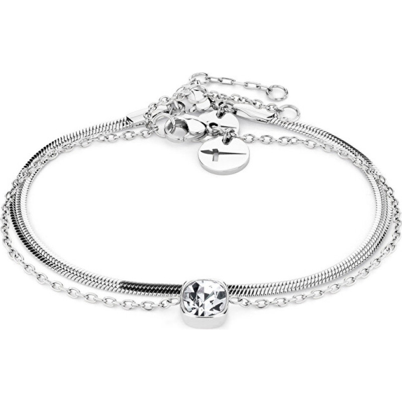 Elegant set of steel bracelets for women TS-0037-BB