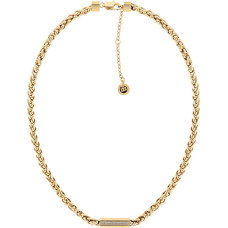 Fashion gold-plated necklace with zircons 2780873