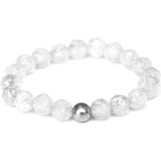 Mineral ring with moonstone POL-R06 - Circuit: 57 mm