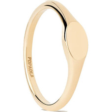 Original gold-plated ring Oval Mini AN01-C46 - Circuit: 48 mm