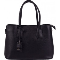 Women´s leather handbag Donna Black