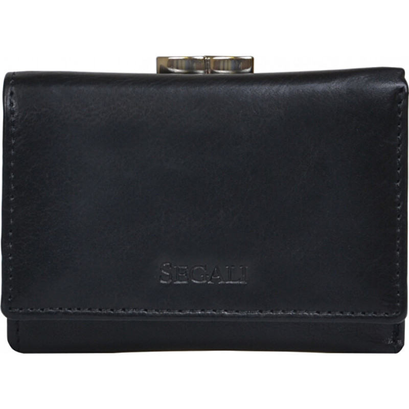 Women´s leather wallet 870 black