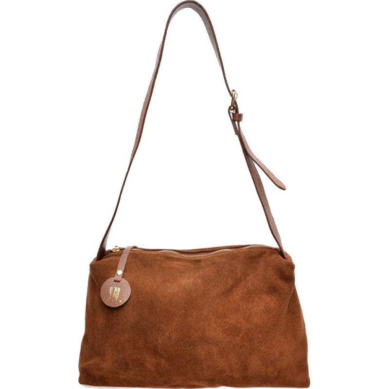 Women's leather handbag AL 8169 Marrone