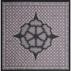Women's scarf AW5496VIS03-BLA