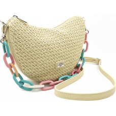 Women's leather handbag Banana Bag 82330 Mostaza