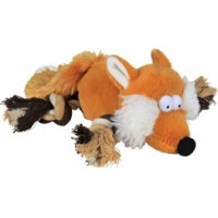 Plīša trixie FOX PLĪŠA ROTAĻLIETA AR VIRVI 34 cm