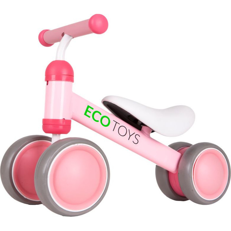 Ecotoys Balance bike, exercise bike, mini bike for children, pink ECOTOYS