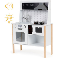 Ecotoys Wooden kitchen for children + sounds of lights