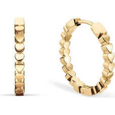 Arctic Symphony gold-plated heart rings 732-20-05