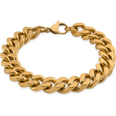 Solid gold-plated Pancer bracelet - Length: 23 cm