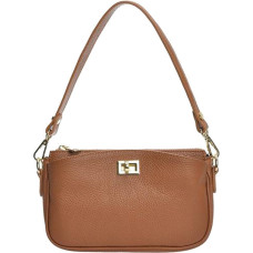 Women's leather handbag AL TSBV 23 Cognac