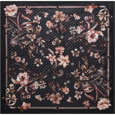 Women's scarf AW5479SIL90-BLA