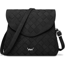 Women's crossbody bag Byrsa Intrecciato Black