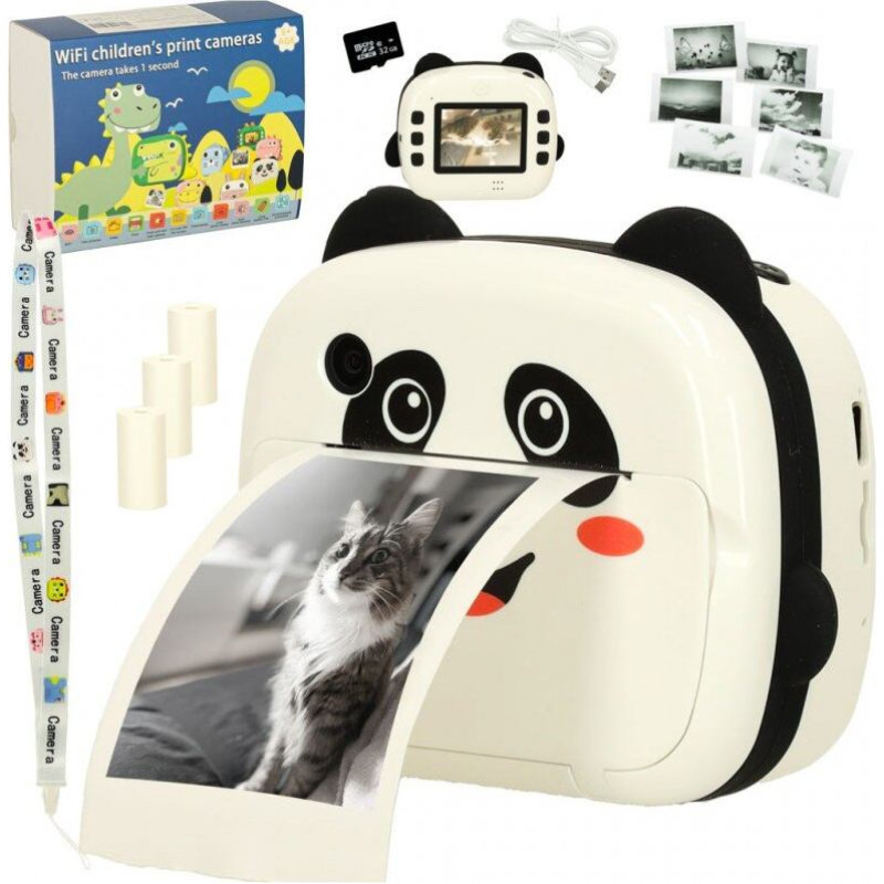 Instant panda kamera bērniem