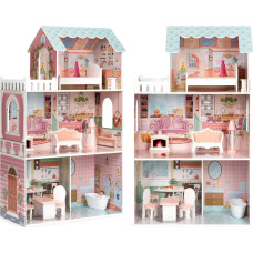 Ecotoys Large Dollhouse with Furniture Set ECOTOYS