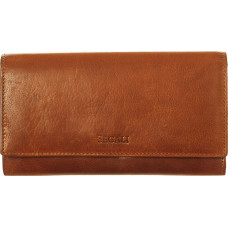 Women´s leather wallet 28 cognac