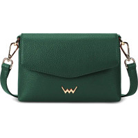 Dámská kožená crossbody kabelka Leyra Green