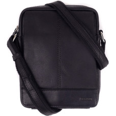 Pánská kožená crossbody taška 171 black