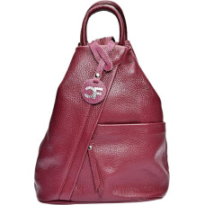 Women's leather backpack CF1625 Vino
