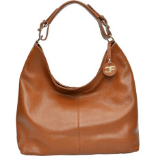 Women's leather handbag CF1881T Cognac