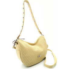 Women's leather handbag Banana Bag 82343 Amarillo