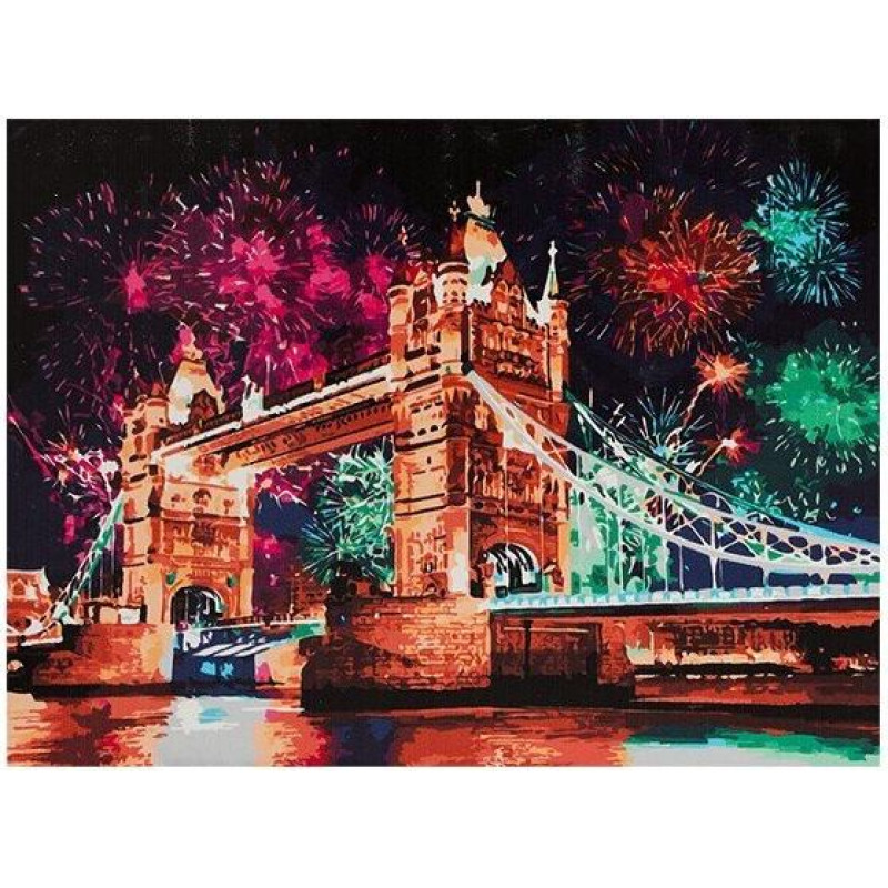 Glezniecība pēc cipariem 40x50 cm tilts