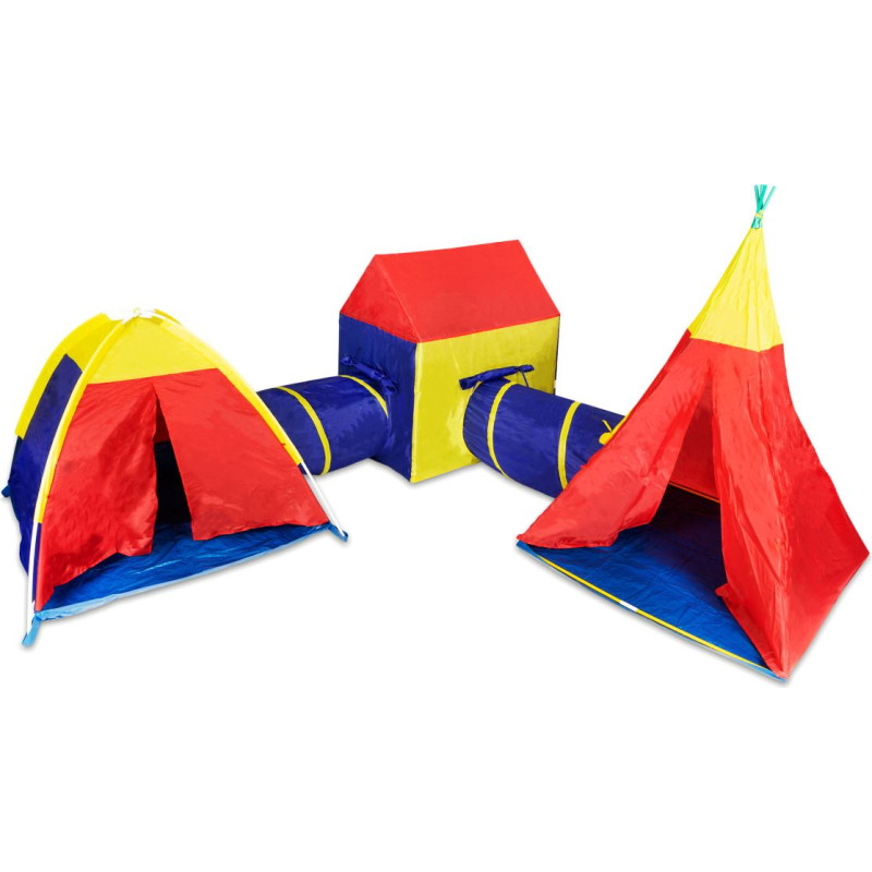 Iplay 5-in-1 Kids Play Tent Set &ndash; House + Tunnels IPLAY