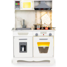 Ecotoys Wooden Play Kitchen for Children with Sounds LED + Accessories ECOTOYS