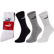 Zeķes vīriešiem Puma 3 pāri, melnas/pelēkas/baltas 883296 10 41066