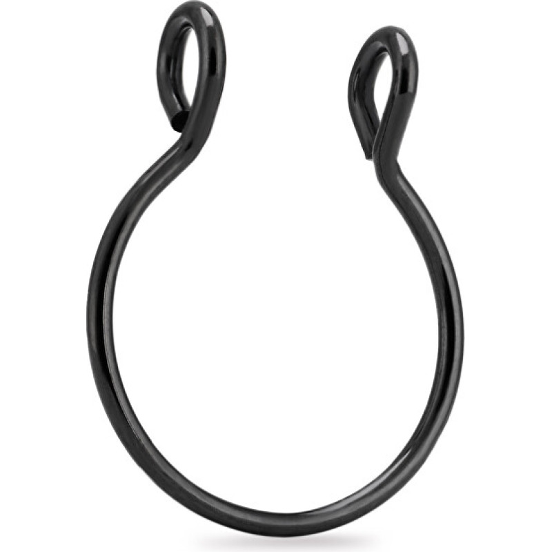 Fake nose ring (septum) made of steel VSE6016B-PET
