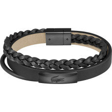 Fusion Black Leather Bracelet 2040318