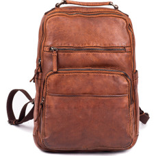 Leather backpack 29411 Tan