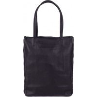 Women's leather Hobo handbag Adele Black