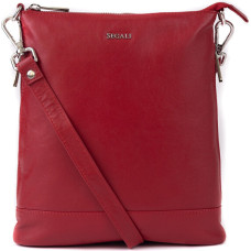 Dámská kožená crossbody kabelka 9060 red