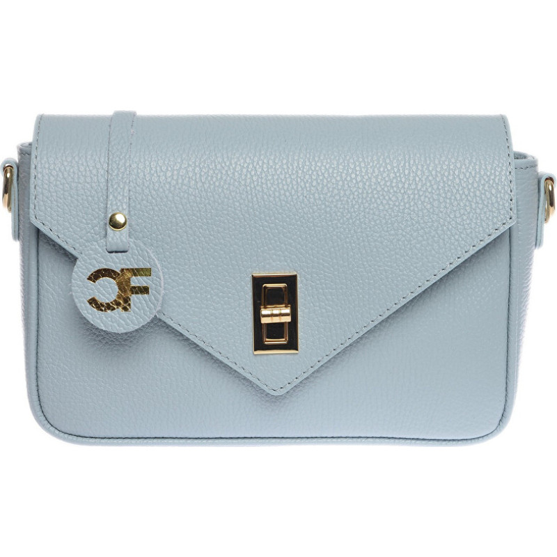 Dámská kožená crossbody kabelka CF1948T Celeste