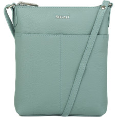 Dámská kožená crossbody kabelka 7001 B sage