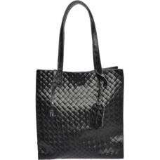 Women's leather Hobo handbag AL8161 Nero